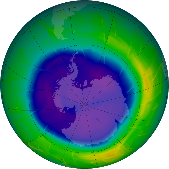 Ozone Map 2009-09-17